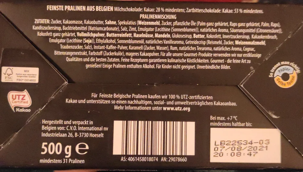 Belgische Pralinen