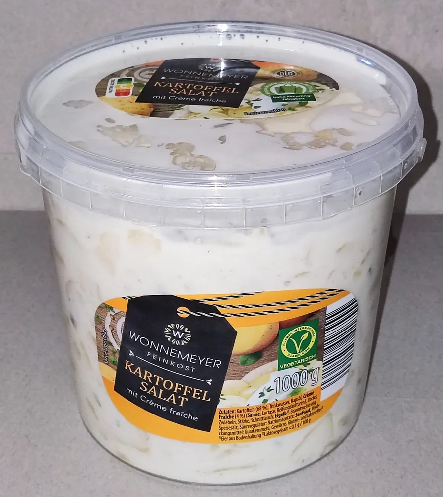 Kartoffelsalat mit Creme Fraiche