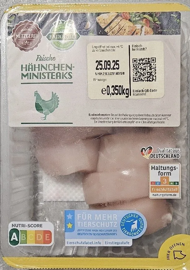 Hähnchen-Ministeaks