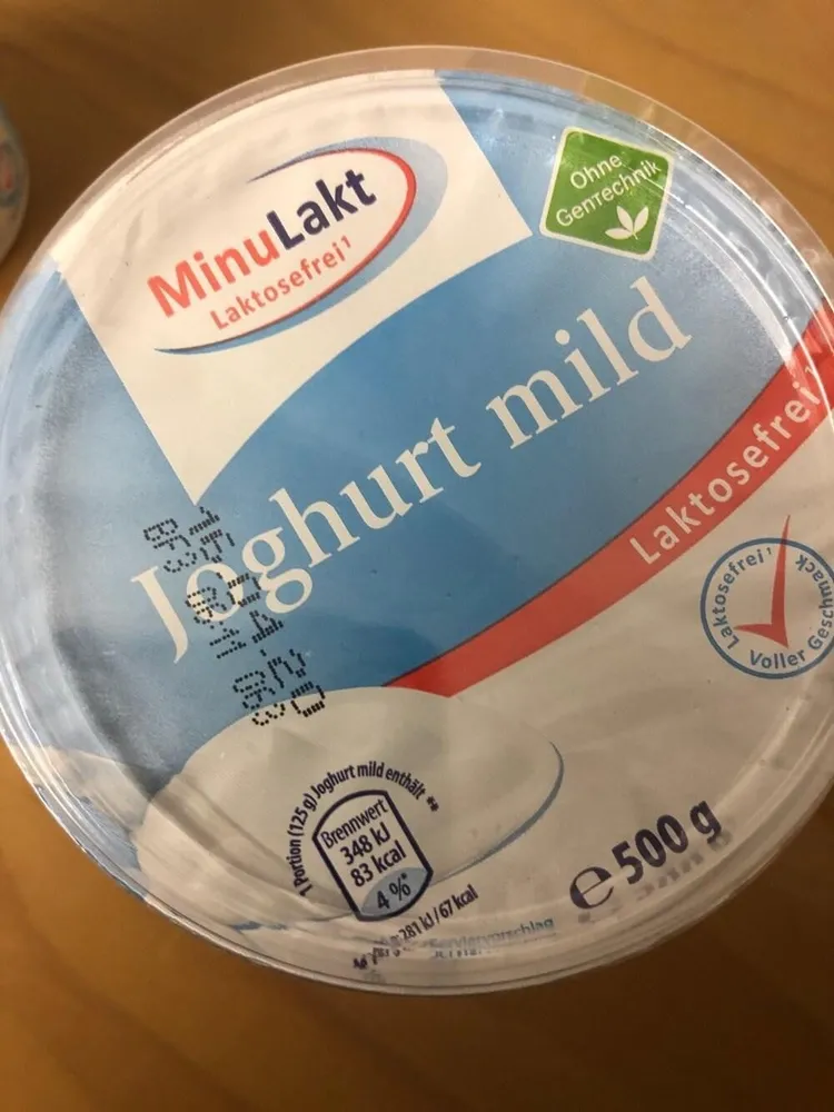 Joghurt laktosefrei