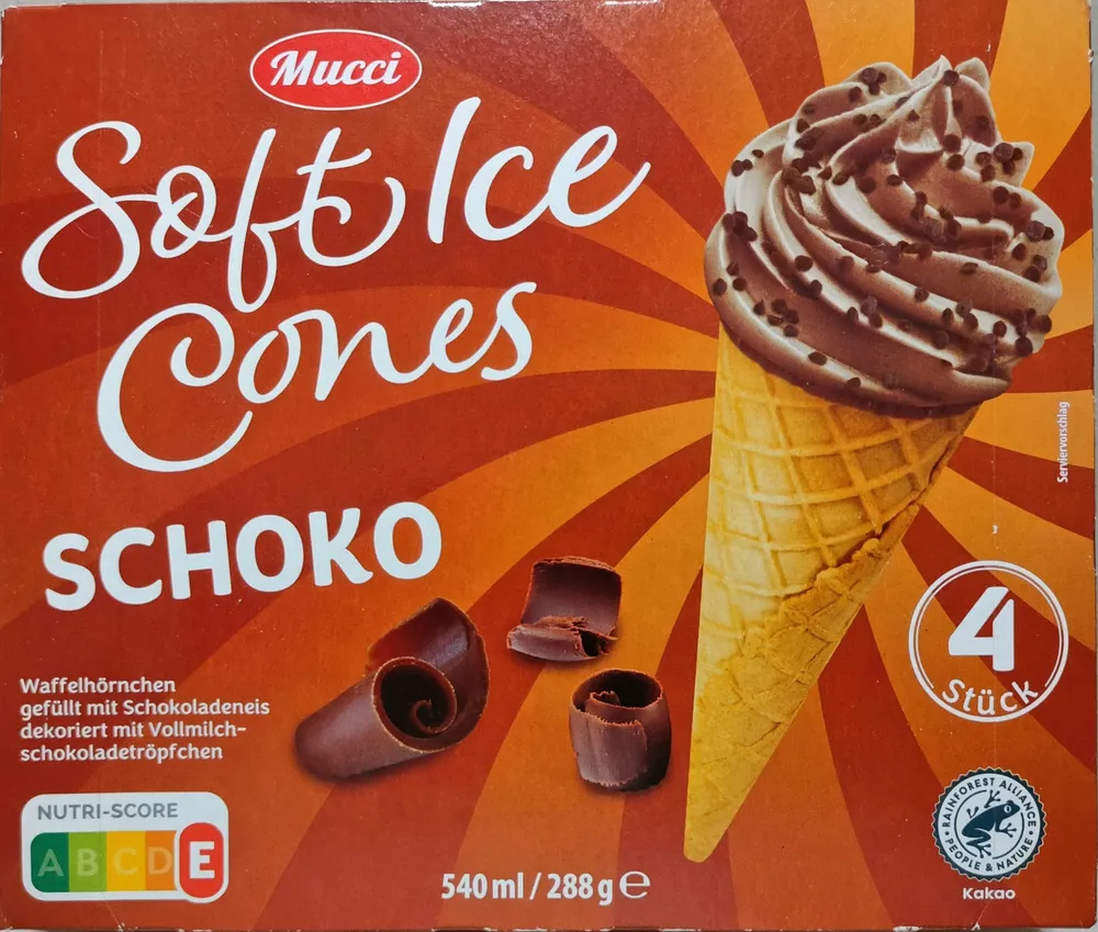 Soft Ice Cones - Schoko