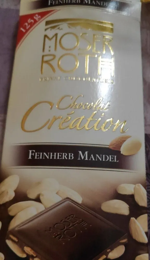 Chocolat Création Feinherb Mandel