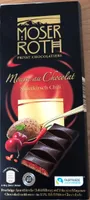 Mousse au chocolat sauerkirsch-chili