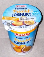 Fettarmer Fruchtjoghurt - Pfirsich-Maracuja