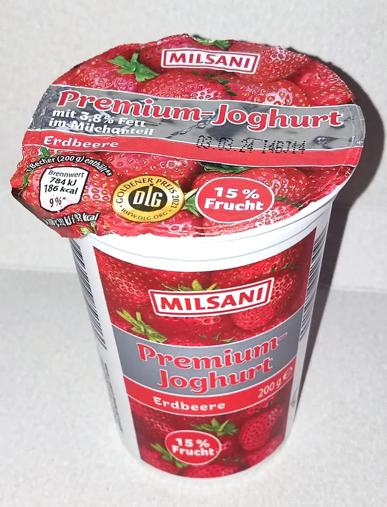 Premium-Joghurt - Erdbeere