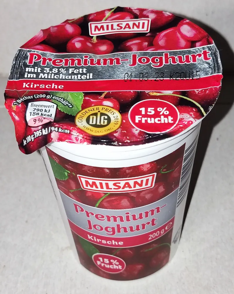 Premium-Joghurt - Kirsche