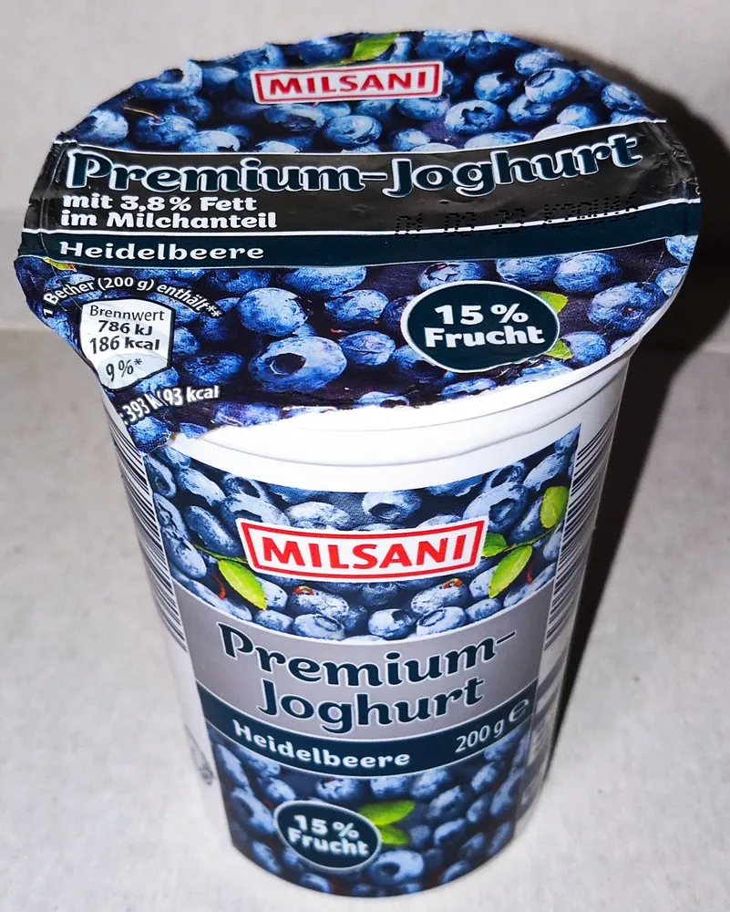 Premium-Joghurt - Heidelbeere