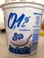 Yaourth 0,1% Fett à la myrtille