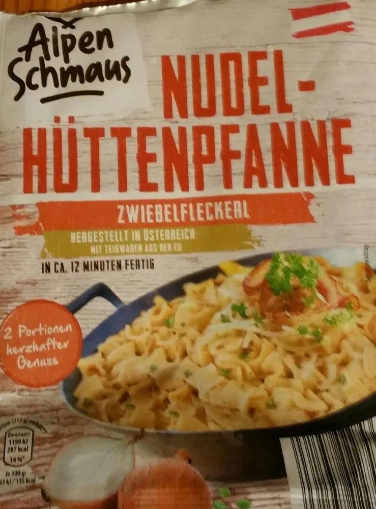 Nudel-Hüttenpfanne - Zwiebelfleckerl