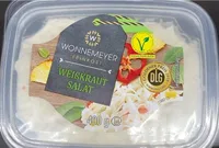 Weißkrautsalat mit Paprika und Ananas