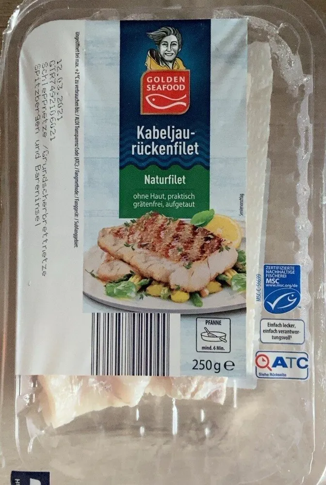 Kabeljau-Rückenfilet Natur