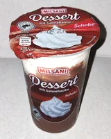 Dessert mit Sahnehaube - Schoko