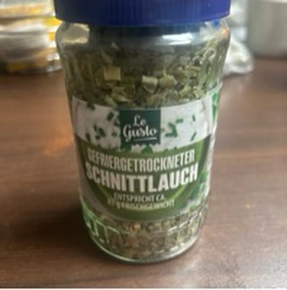 Schnittlauch gefriergetrocknet