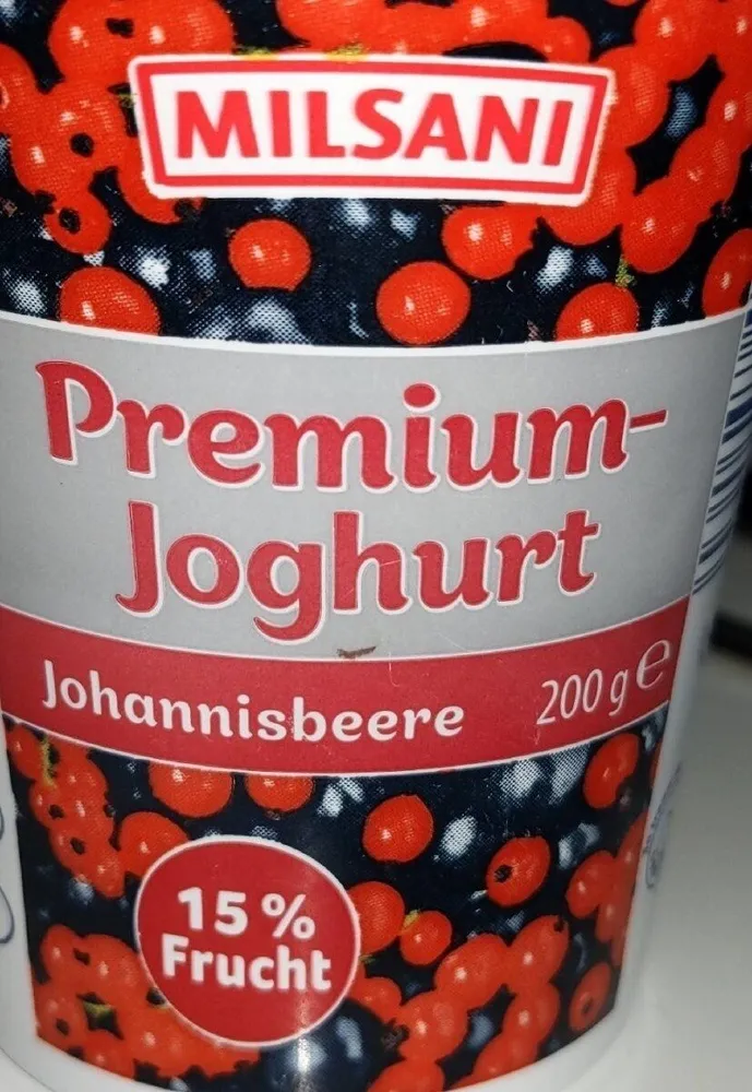 Premium Joghurt johannesbeere