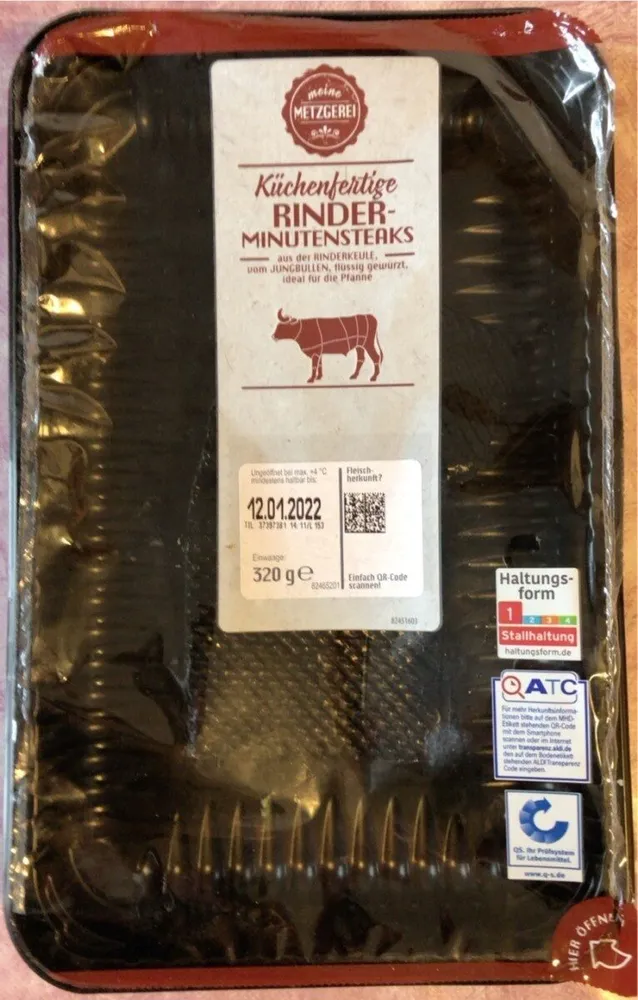 Rinder-Minutensteaks