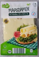 Bio-Maasdamer in Scheiben