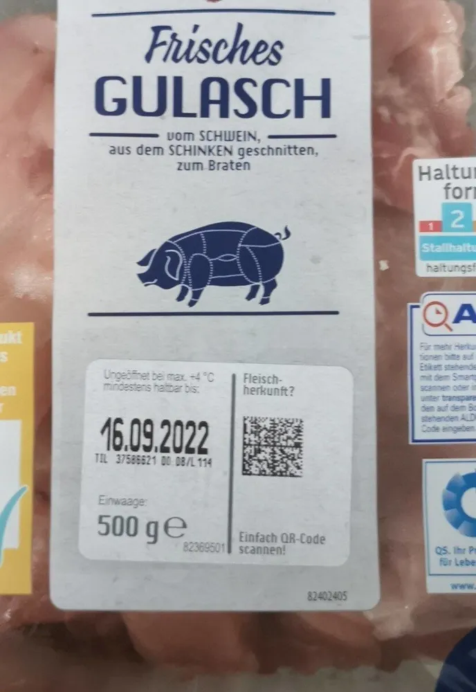 Schweinegulasch
