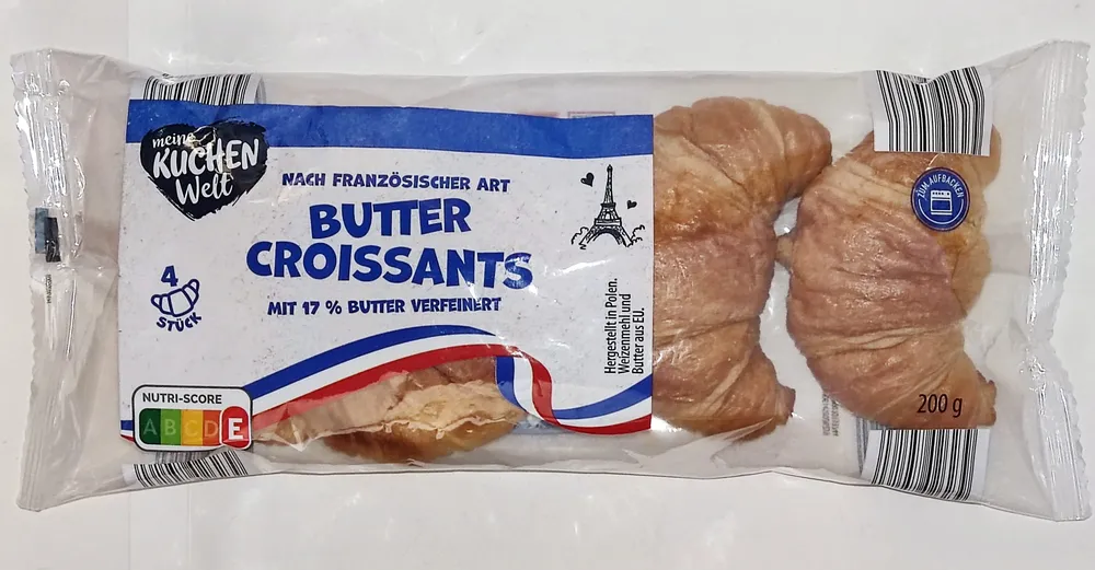 Butter-Croissants zum Aufbacken