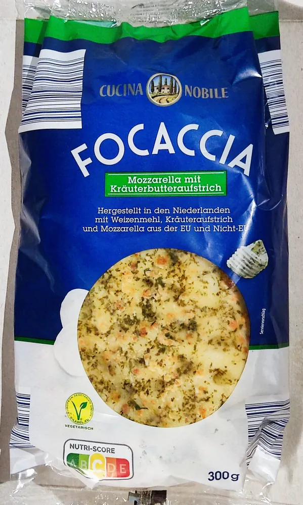 Focaccia - Mozzarella mit Kräuterbutter