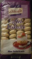 Löffelbiskuits ohne Zuckerkruste