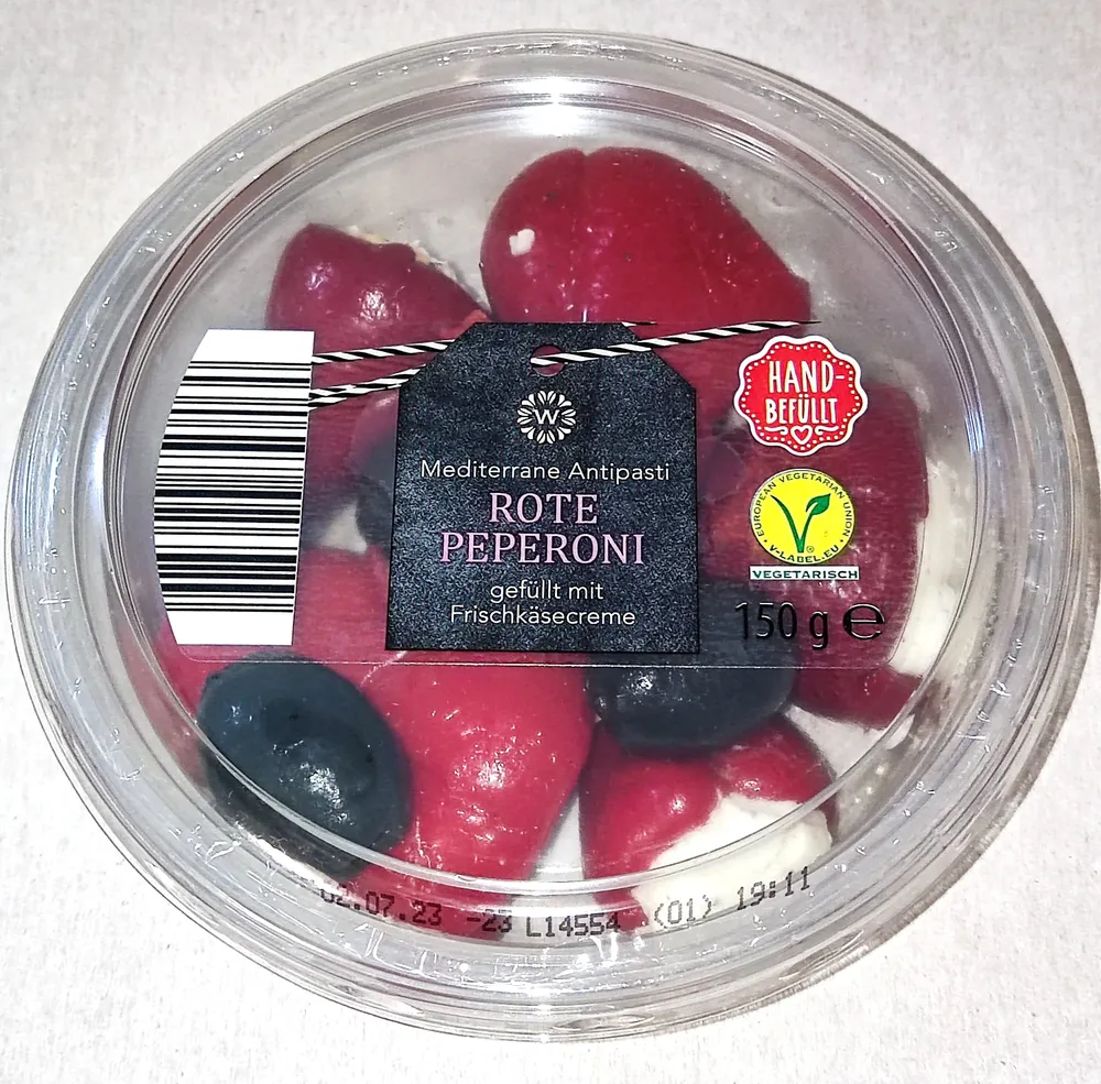 Mediterrane Antipasti - Rote Peperoni
