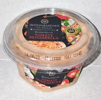 Brotaufstrich Tomate-Mozzarella