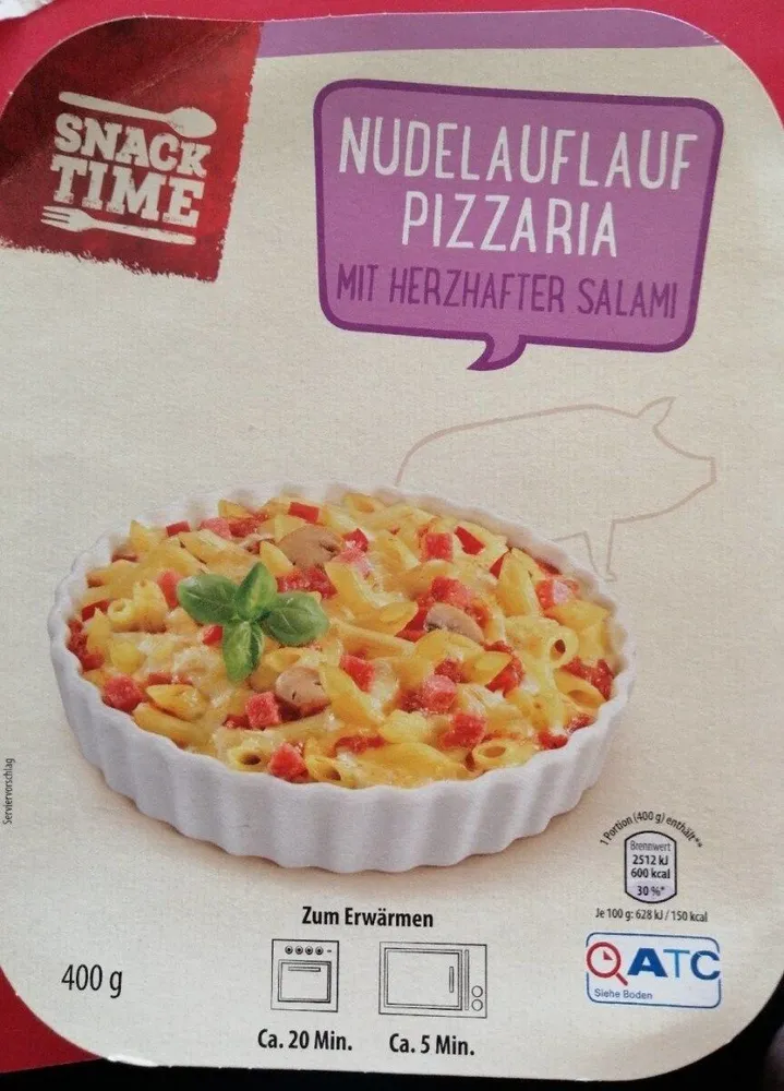 Nudelauflauf Pizzeria