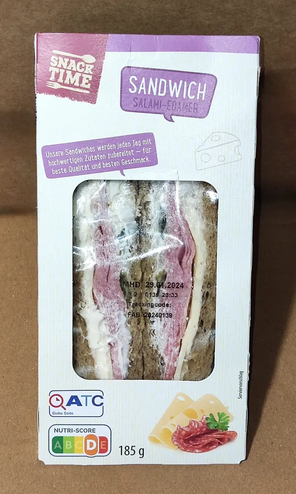 Sandwich - Salami-Edamer