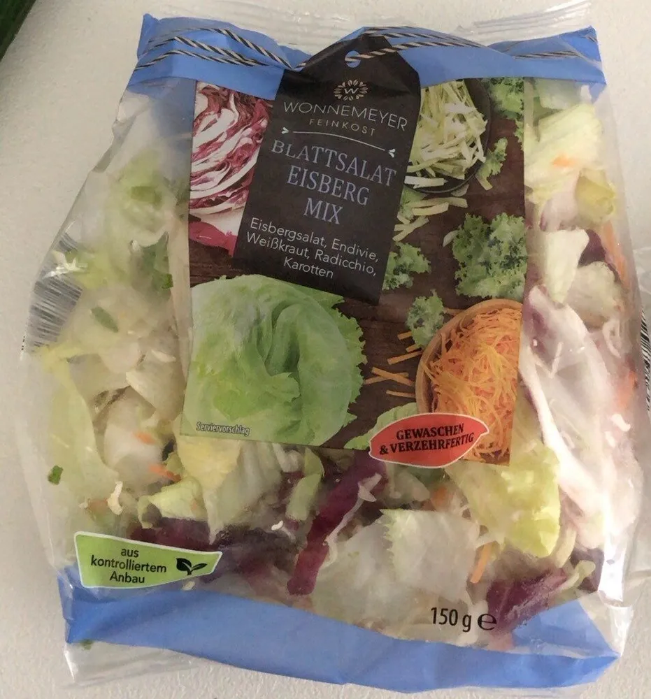 blattsalat eisberg mix