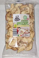 Getrocknete Apfelchips