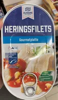 Heringsfilets Gourmetplatte