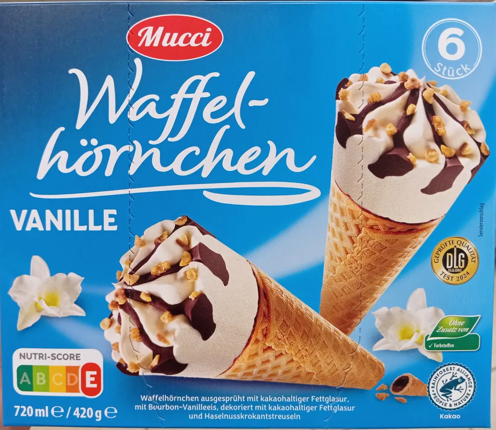 Waffelhörnchen Vanille