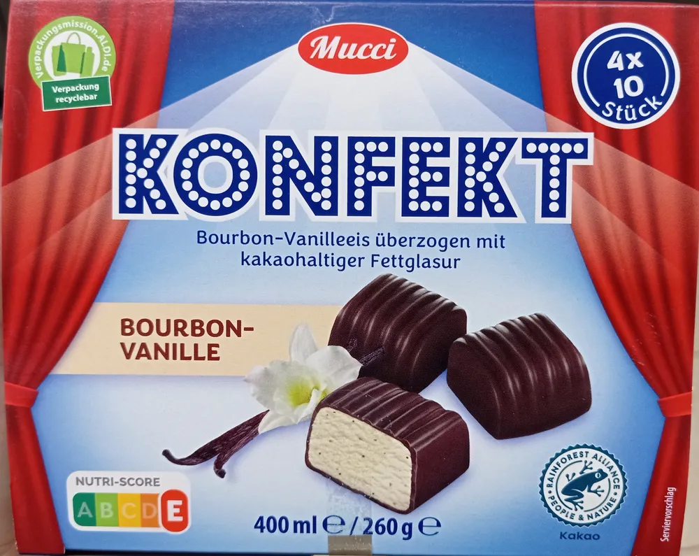 Konfekt Bourbon-Vanille