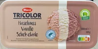 Eisschale Tricolor - Haselnuss Vanille Schokolade
