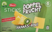 Doppelfrucht Sticks - Ananas-Kiwi