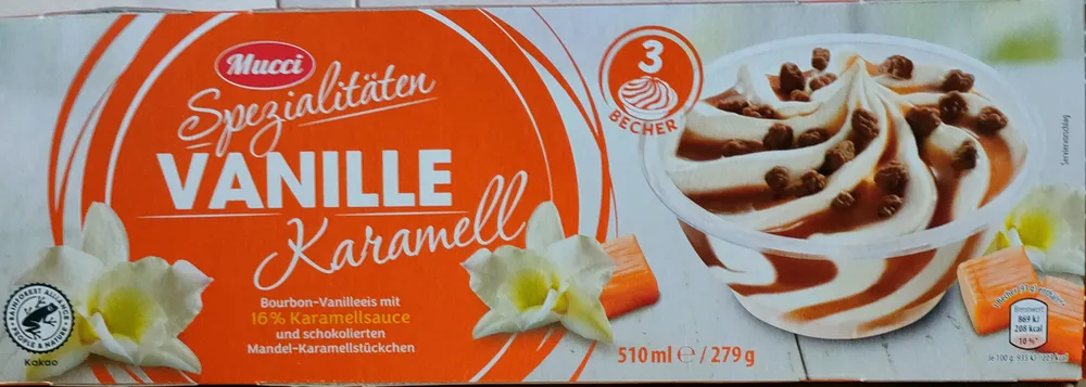 Spezialitätenbecher - Vanille-Karamell