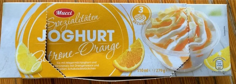Joghurt zitrone orange