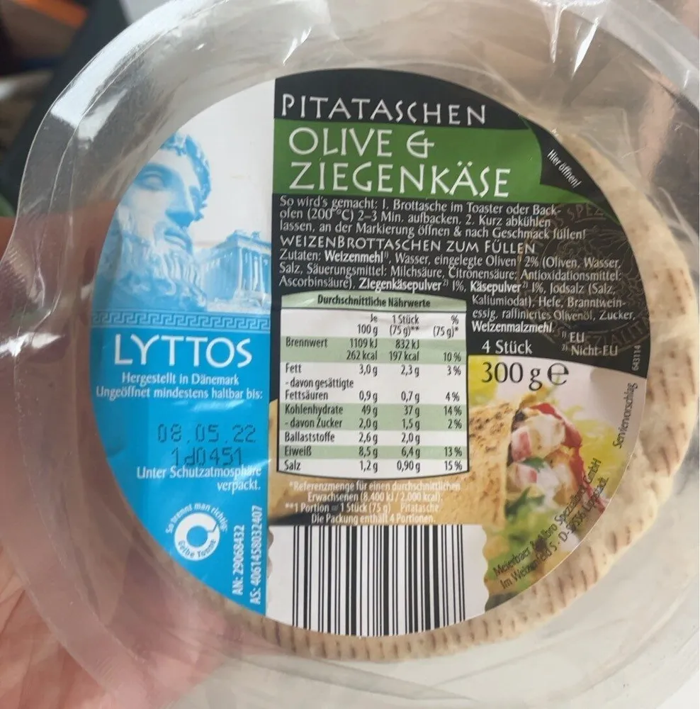 Pitataschen - Olive & Ziegenkäse
