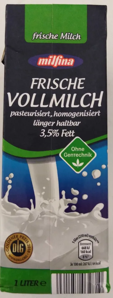 Frische Vollmilch