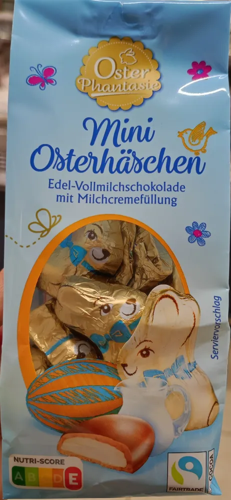 Mini Osterhäschen Milchcremefüllung