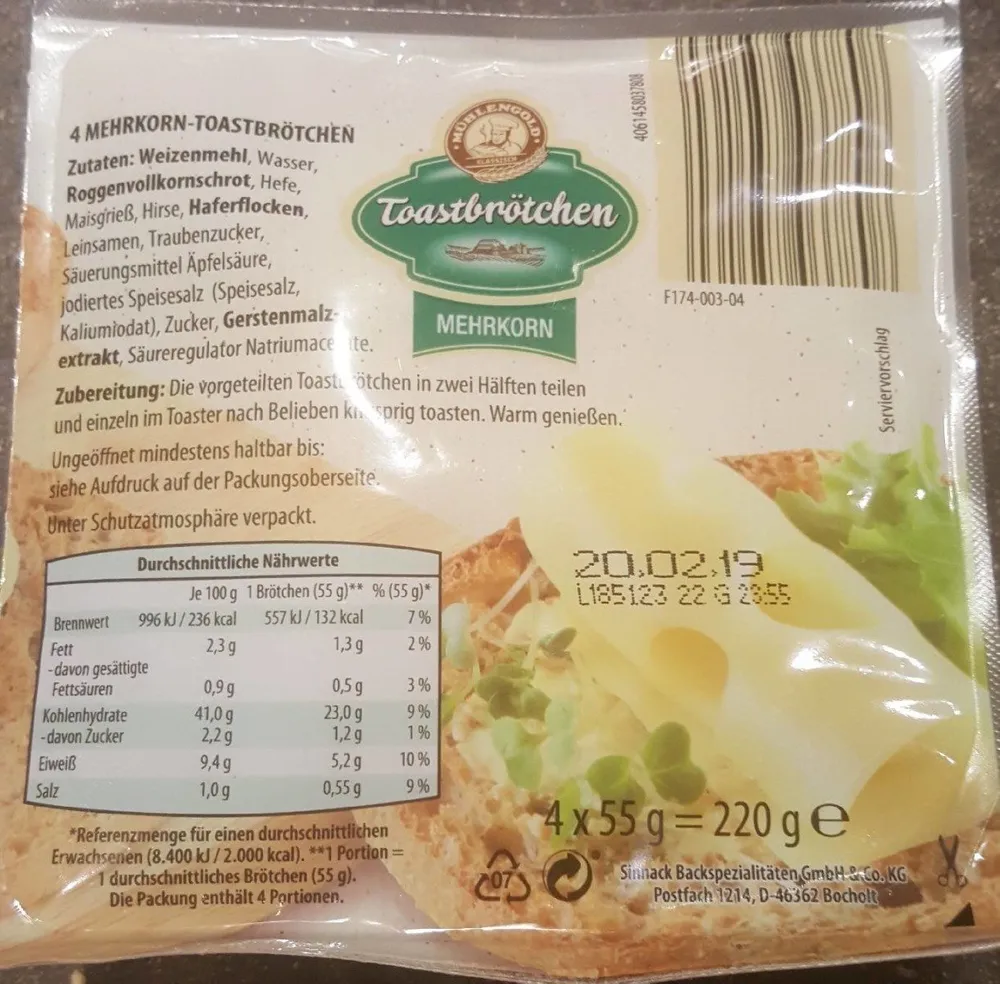 Toastbrötchen