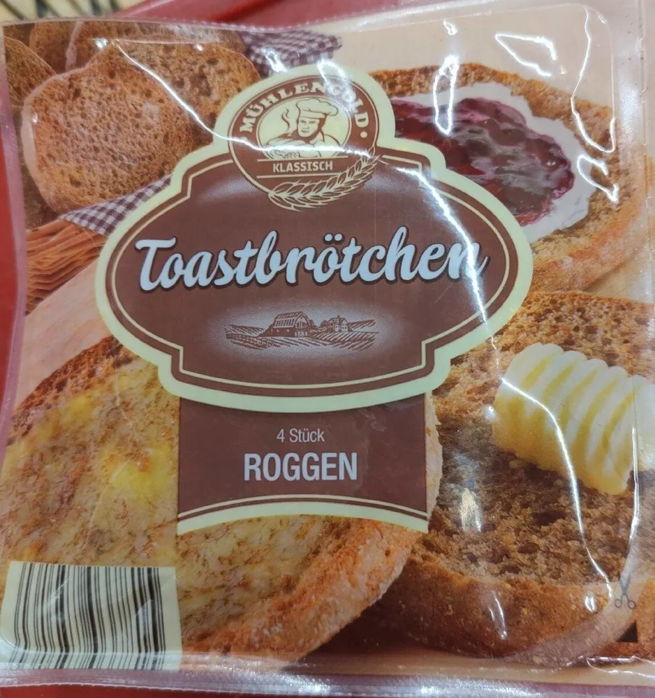 Toastbrötchen Roggen