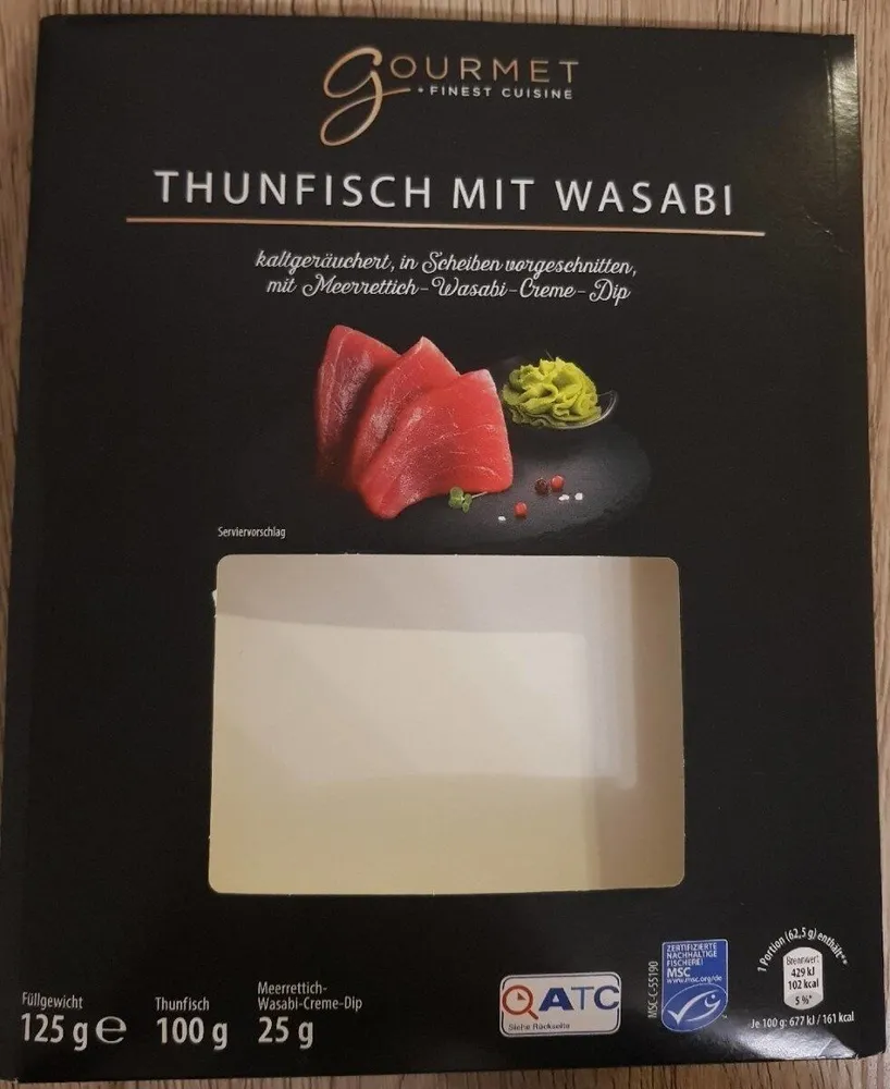 Thunfisch mit Wasabi