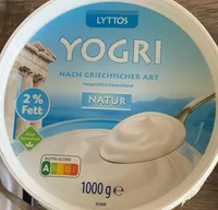 Yogri - Joghurterzeugnis nach griechischer Art
