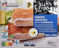 Hähnchen Cordon Bleu gefüllt mit Käse & Putenschinken
