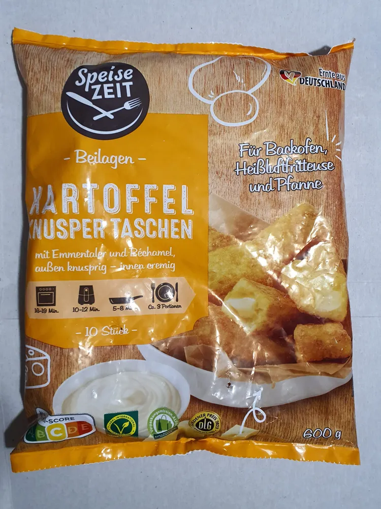 Kartoffel-Knuspertaschen - Emmentaler & Béchamel