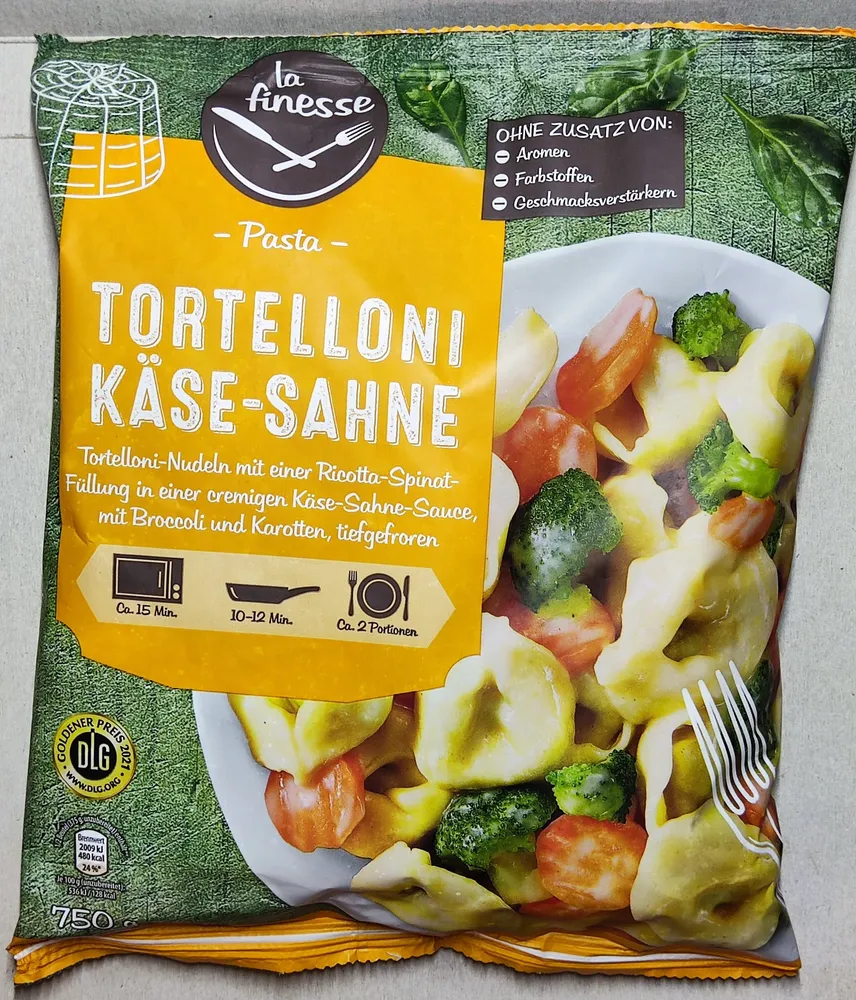 Tortelloni Käse-Sahne