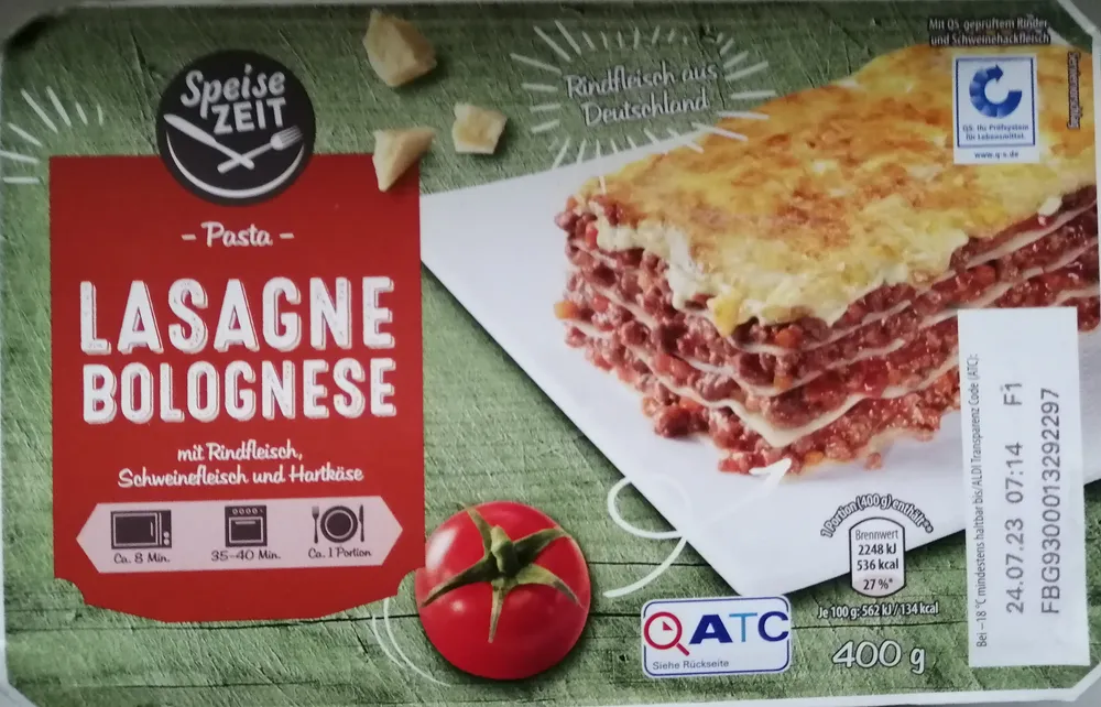Lasagne Bolognese