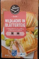 Wildlachs in Blätterteig