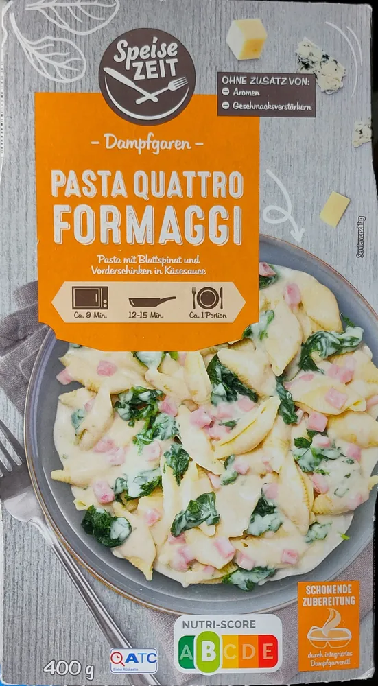 Pasta Quattro Formaggi
